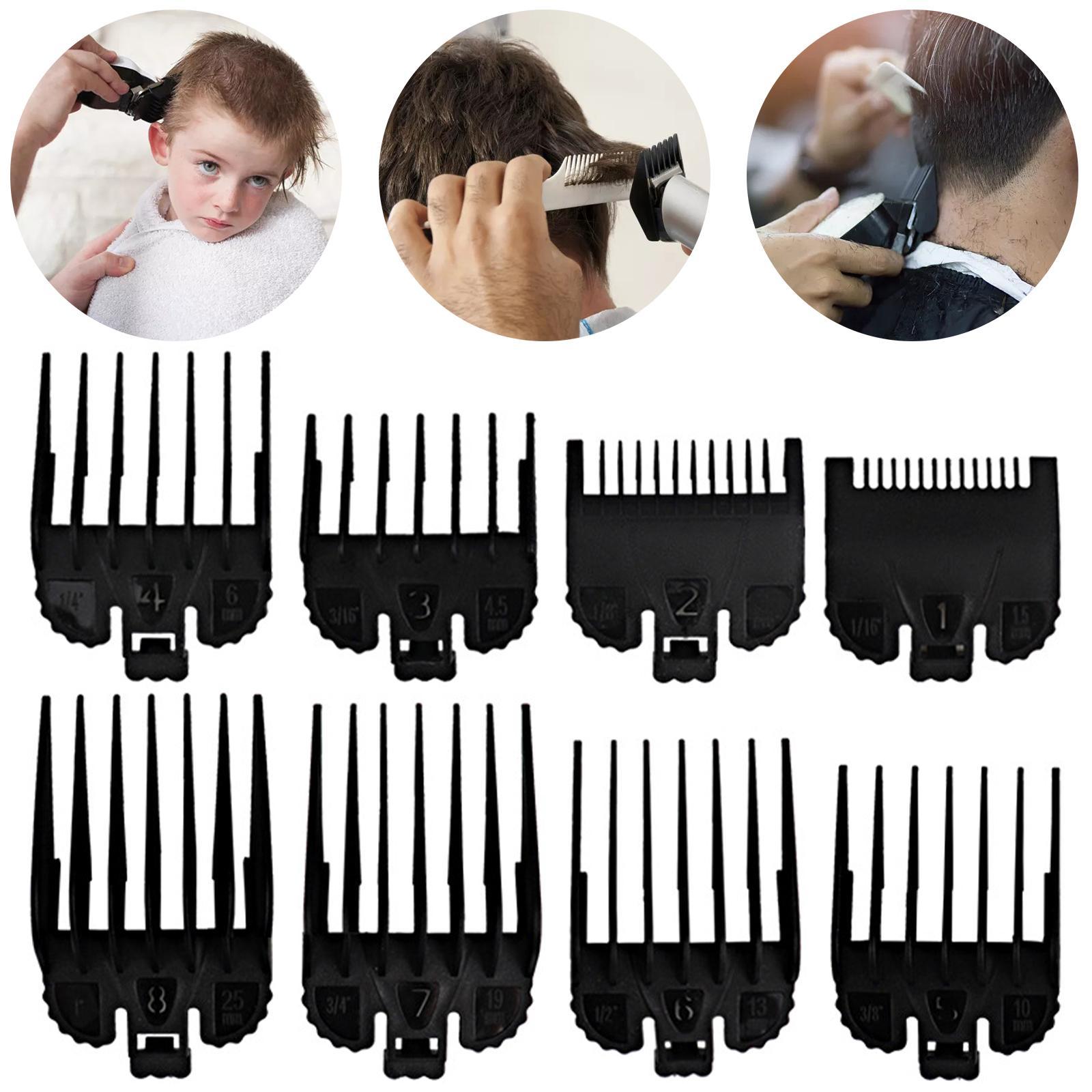 8 Piece/Set Hair Guide Combs Attachment Barber Tool