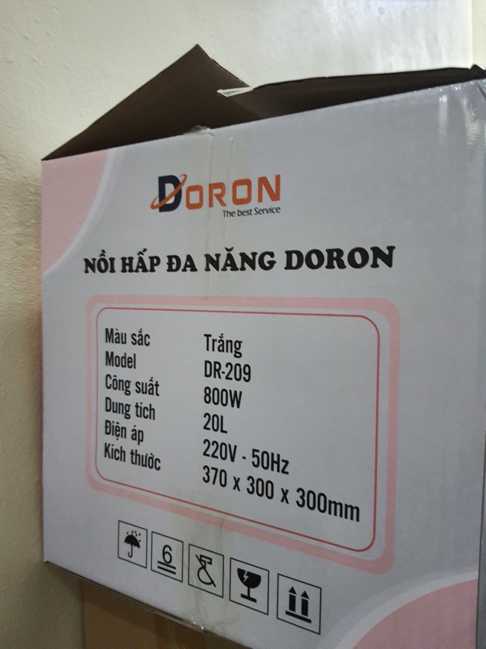 Nồi Hấp Đa Năng 3 Tầng DORON 20 Lít 800W- Hàng Nhập Khẩu