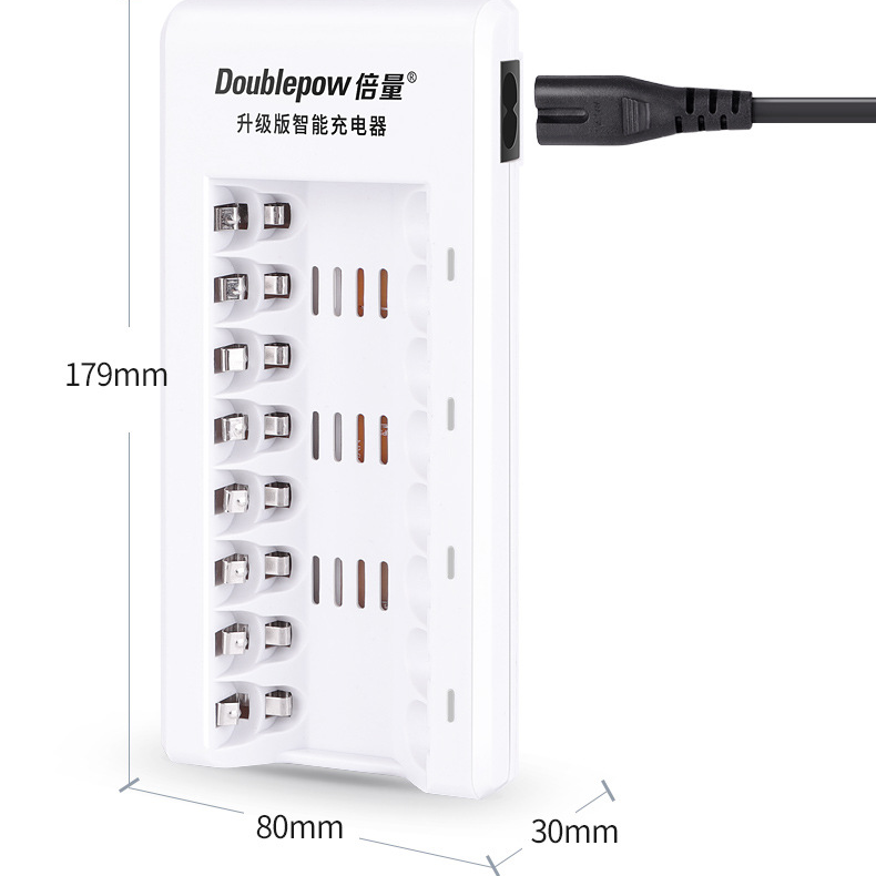 Bộ Pin Sạc 8 Viên AA 3000mAh Doublepow - Hàng Chính Hãng