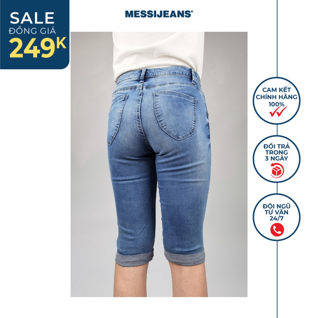 Quần shorts jean nữ MESSIJEANS- SJW-38543