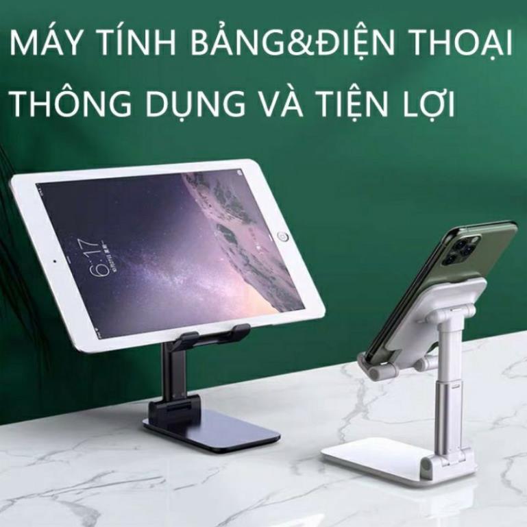 Giá Đỡ Điện Thoại Để Bàn - Thiết Kế Gấp Gọn Phù Hợp Với Mọi Loại Máy - Chất Liệu Nhựa ABS Và Hợp Kim Nhôm