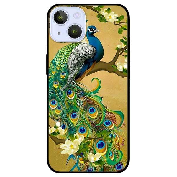 Ốp lưng dành cho Iphone 13 Mini - Iphone 13 - Iphone 13 Pro - Iphone 13 Pro Max - Công Xanh Hoa Trắng
