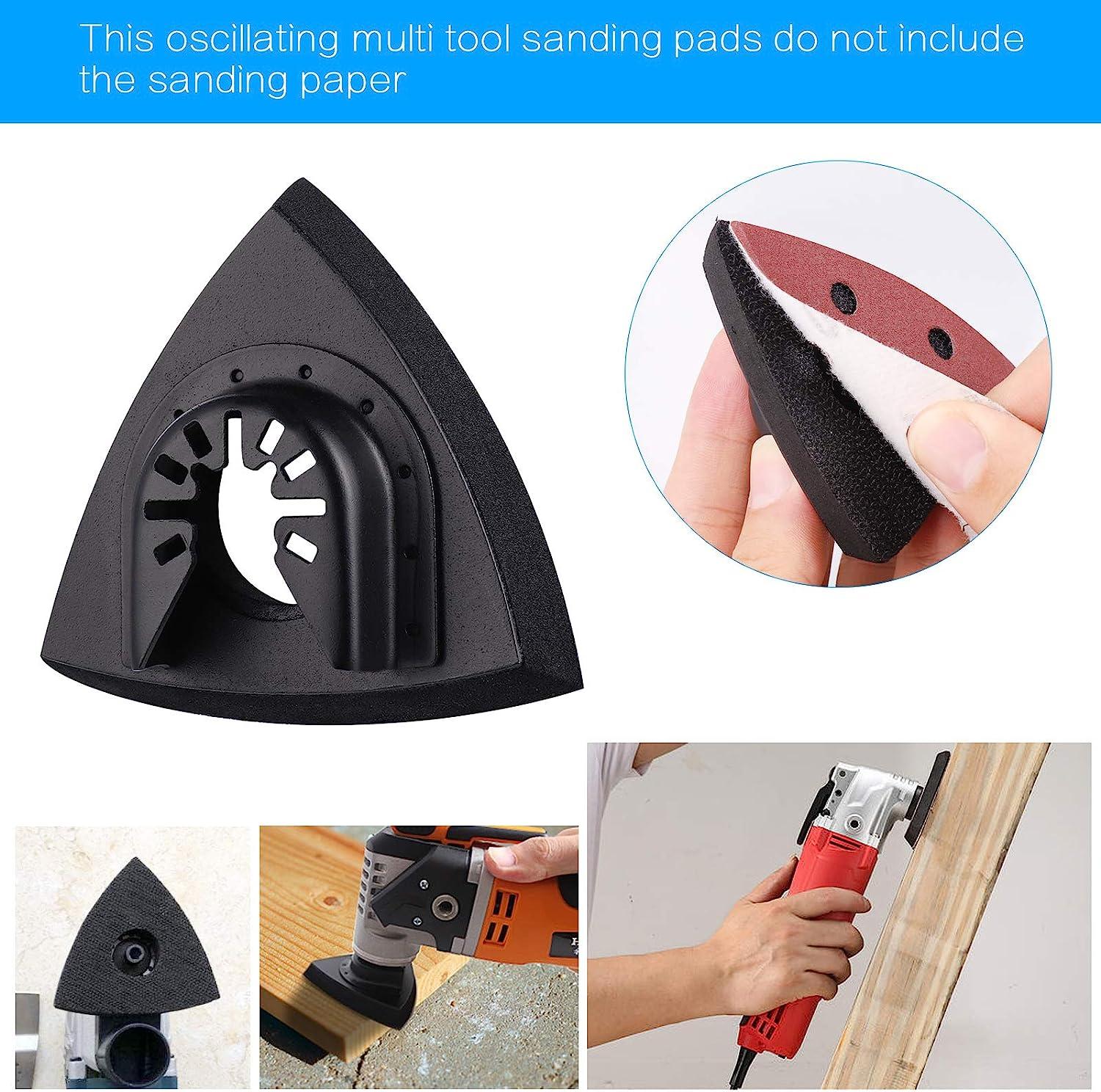 4 Miếng đệm đính kèm dụng cụ đa năng 80mm, Lưỡi dao đa năng, Phụ kiện dao động cho dụng cụ điện, Worx Tool, Multi Tool