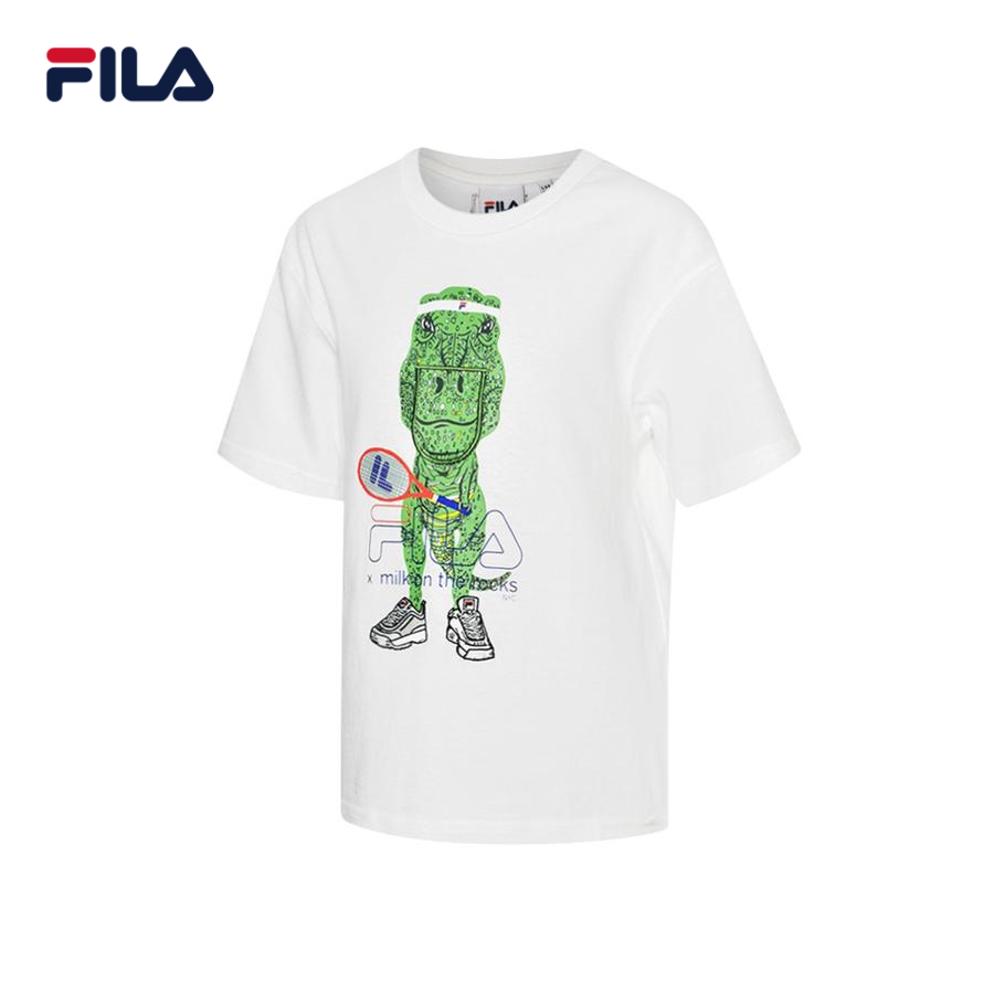 Áo thun tay ngắn cổ tròn trẻ em Fila Milk On The Rock - FK2RSD2M01X