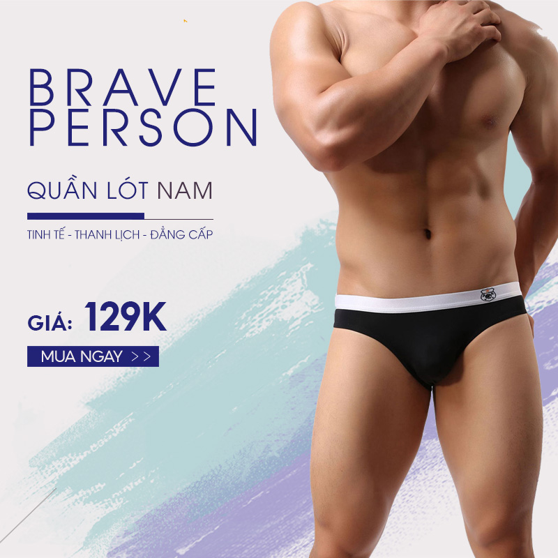 Quần Lót Nam Brave Person B1141 - Chất Liệu Thun Lạnh Cao Cấp Thoáng Khí Siêu Thoải Mái