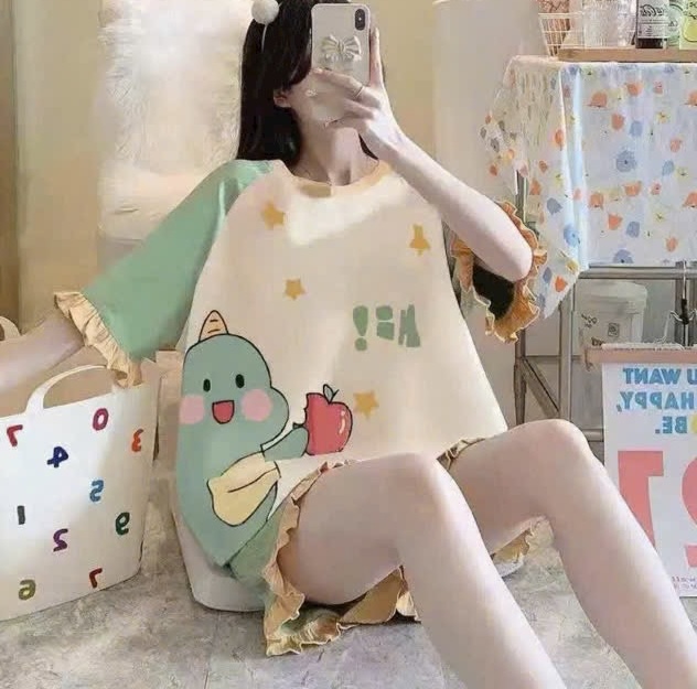 Bộ Đồ Ngủ Bèo 2209 Cotton Mát Nhiều Mẫu Dễ Thương