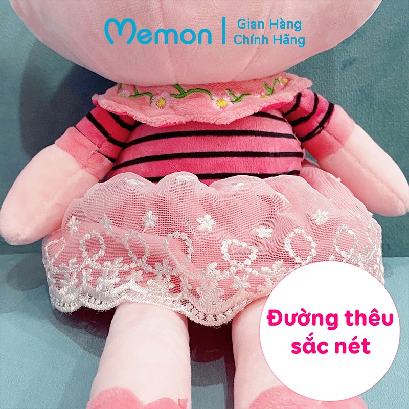 Thỏ Mắt Híp Nhồi Bông Cho Bé 45cm-70cm Cao Cấp Memon, Gấu Bông Thỏ Dễ Thương