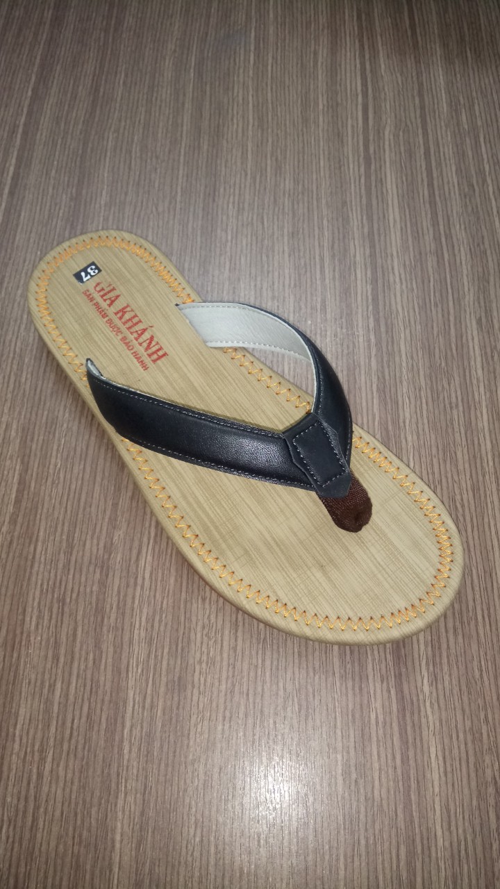 Dép kẹp nữ da thật Gia Khánh GK0130
