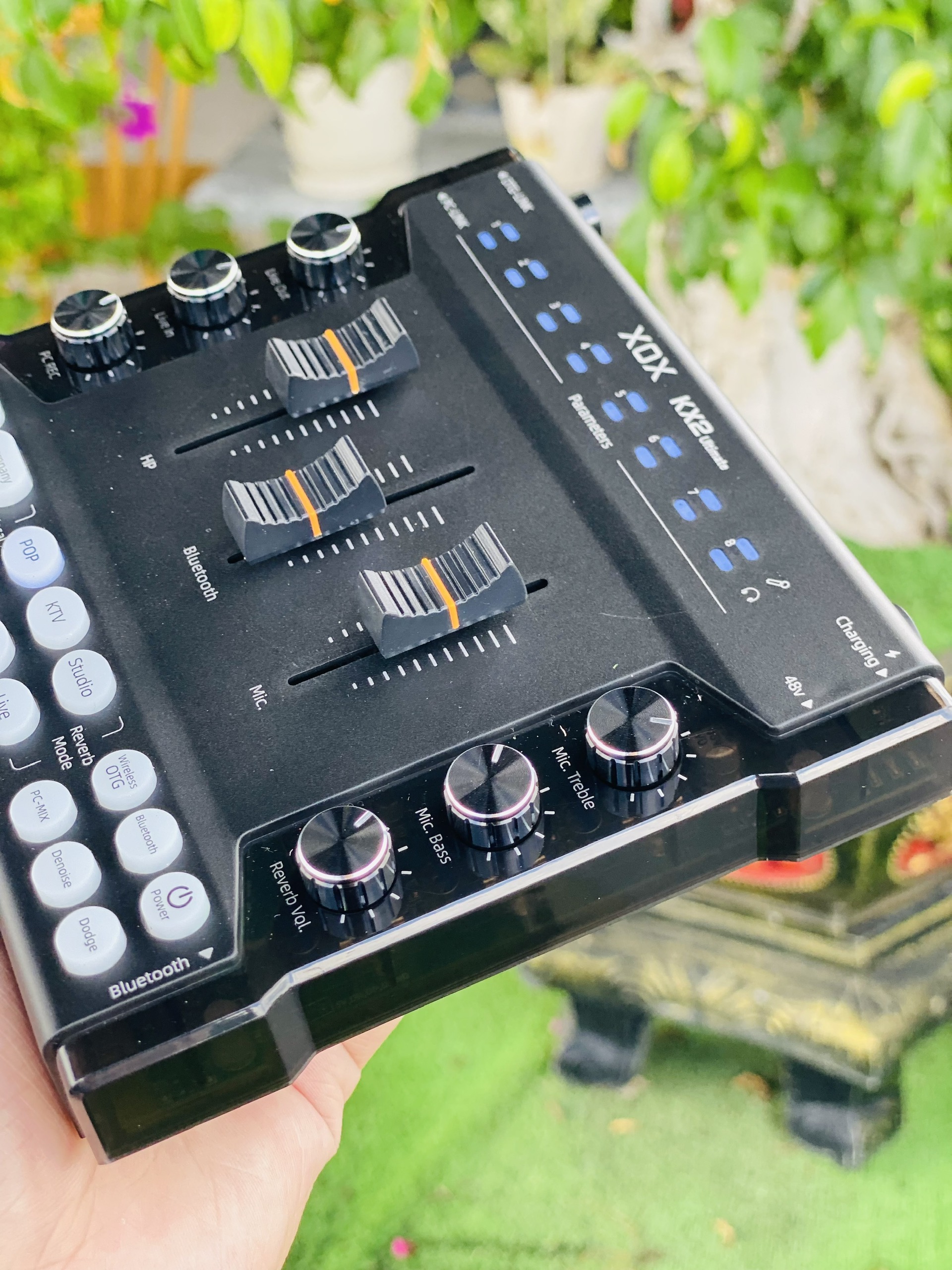 Soundcard Thu Âm Livestream  kX2 48V 2025 DSP Chuẩn Studio, Ghi Âm &amp; Phát Live Cực Nét , Chuyên Phòng Thu Cao Cấp Hàng Nhập Khẩu