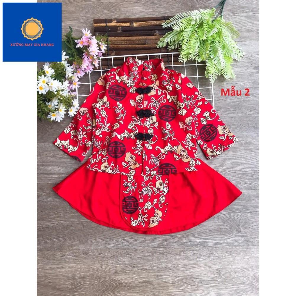 Áo + tà yếm + váy liền chip bé gái kiểu tàu - Quần áo trẻ em - GiaKhang .