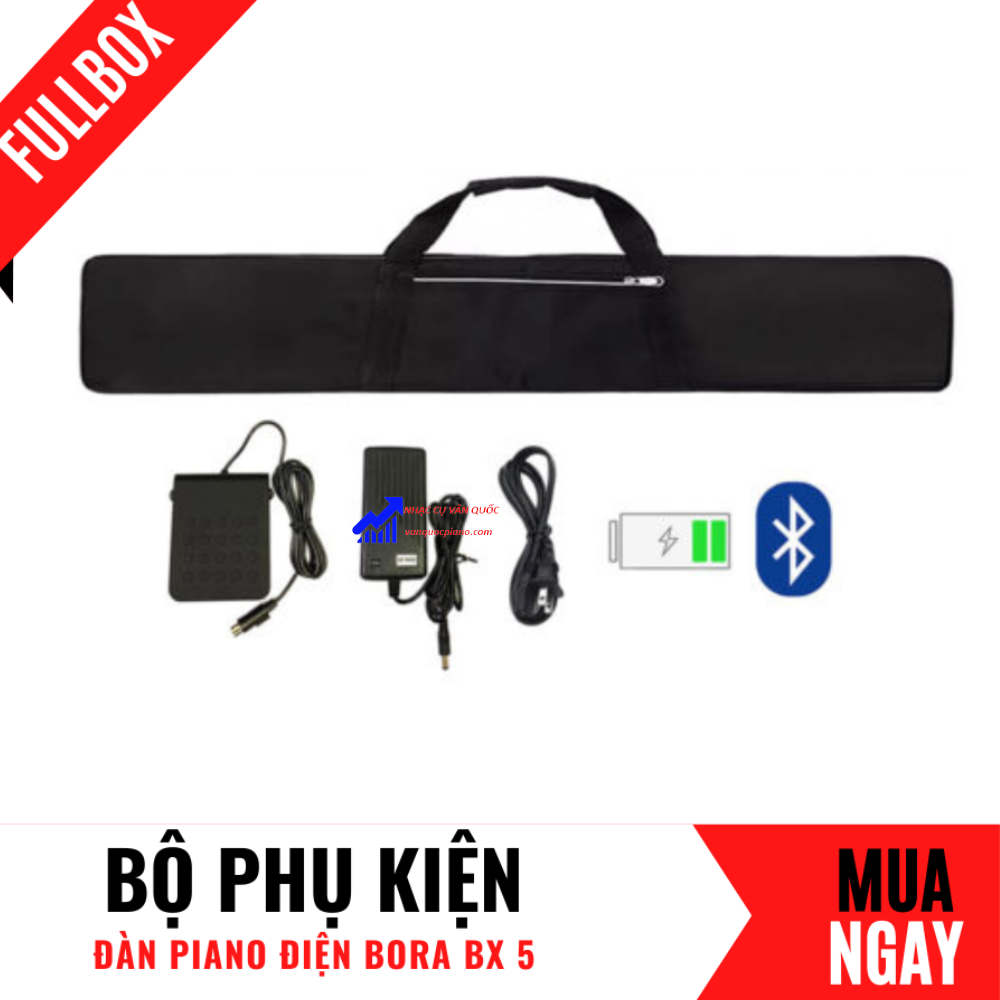 Đàn Piano Điện Bora BX 05 - 88 Phím Nặng Cảm Lực - Kết Nối Blutetooth + Chân Đàn + Tai nghe + Tặng Kèm Ghế