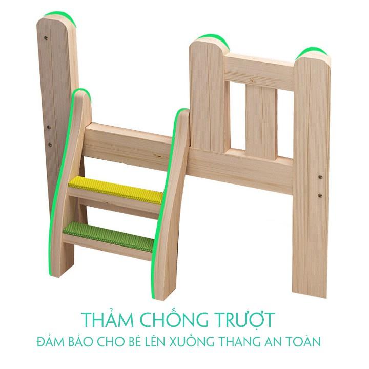 Giường trẻ em, giường gỗ cho bé 0-15 tuổi dài 168cm rộng 88cm chất liệu gỗ thông, giường ngủ cho bé