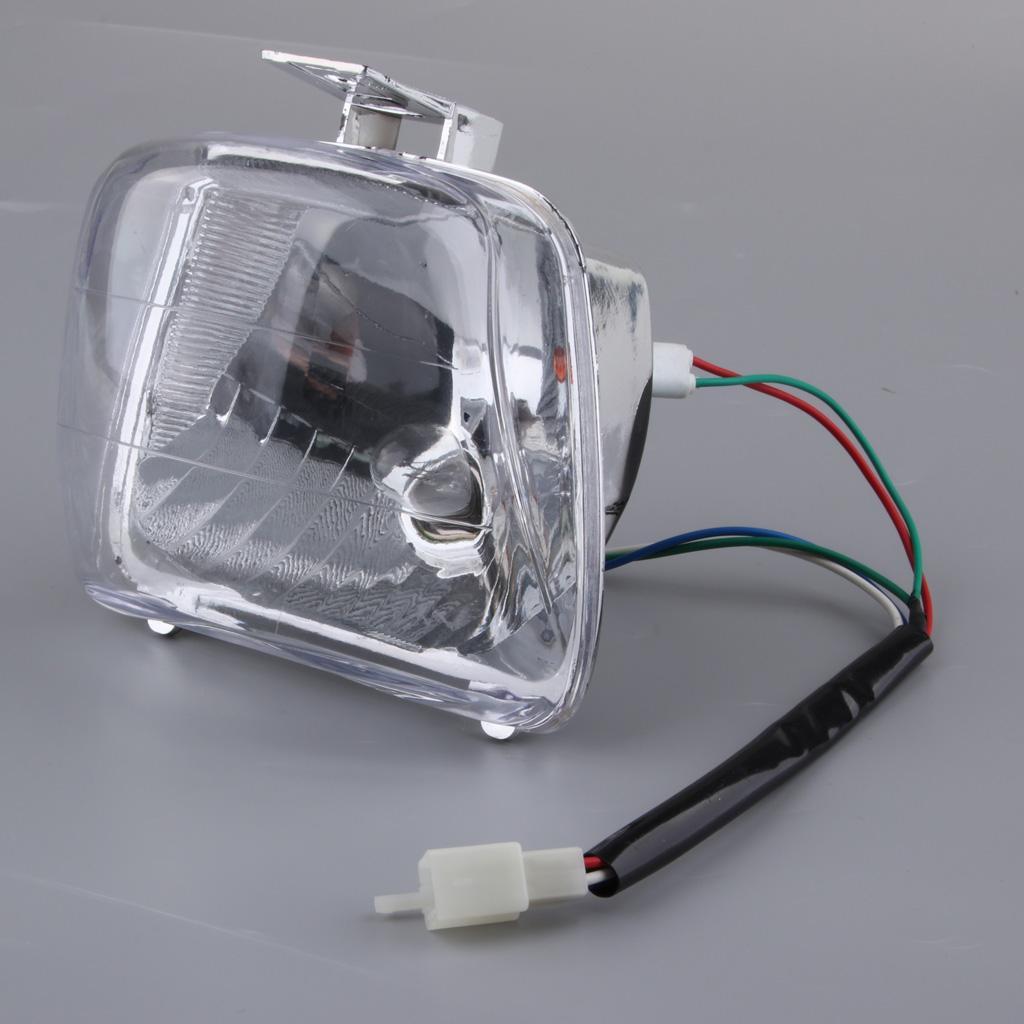 Square Headlight Lamp for 50cc 70cc 90cc 110 Chinese Scooter ATV