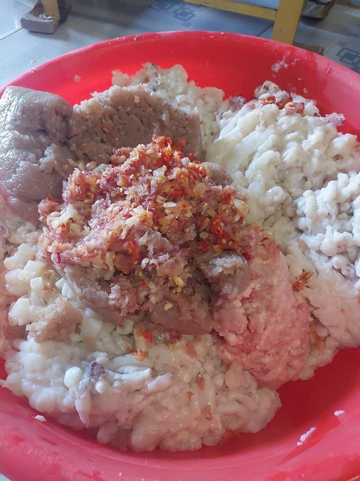 Chả mực tươi giã tay