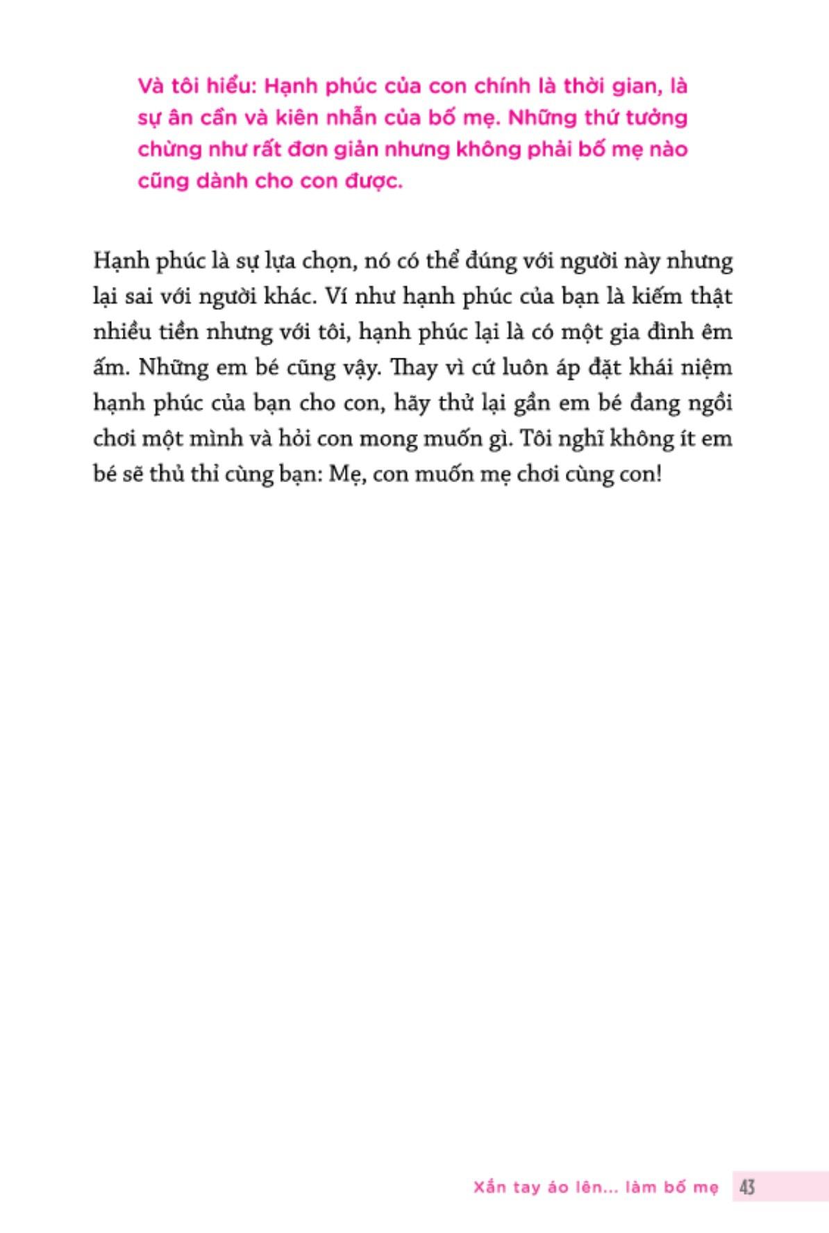 Sách Xắn Tay Áo Lên... Làm Bố Mẹ