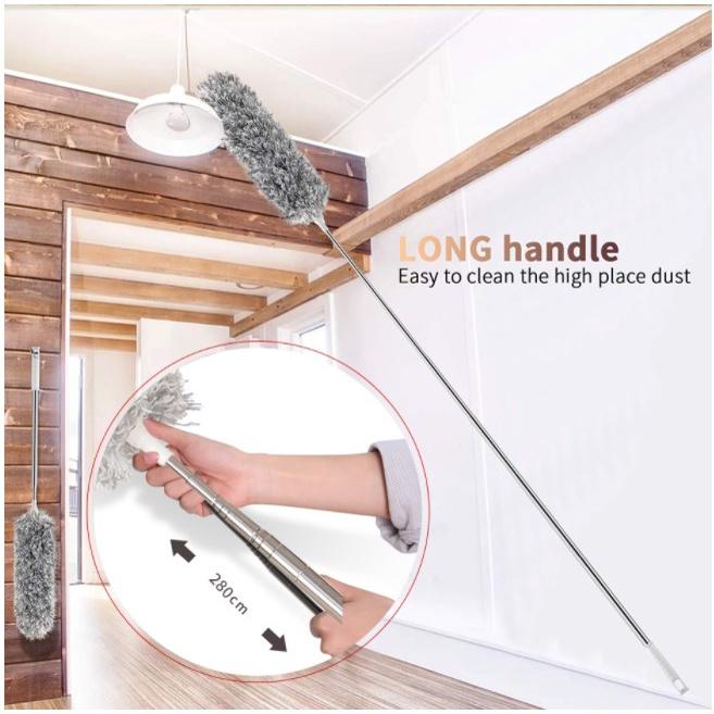 Chổi Quét Bụi 0.8m-2.8m Có Thể Thu Gọn Tiện Dụng Cho Gia Đình