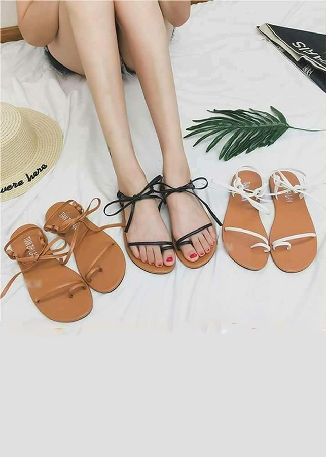 Giày Sandal dây cột nơ