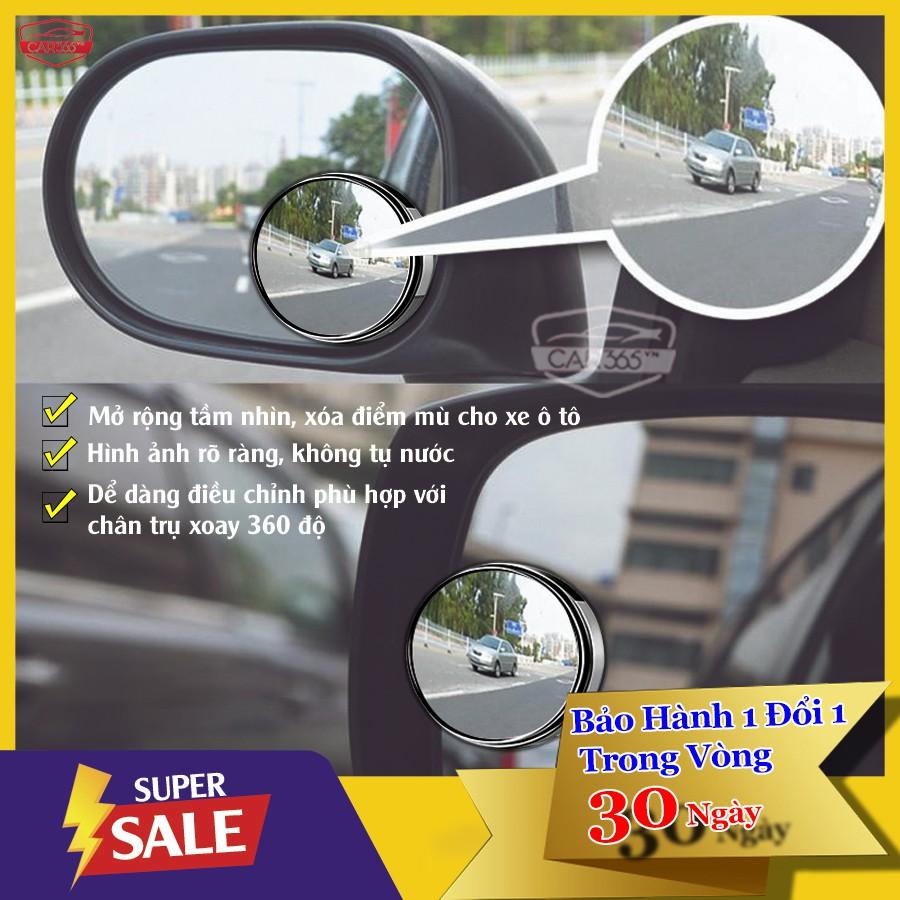 Bộ 2 Gương Lồi Gắn Cho Kính Gương Chiếu Hậu Tránh Điểm Mù Cho Xe Hơi, Xe Ô tô - CAR27