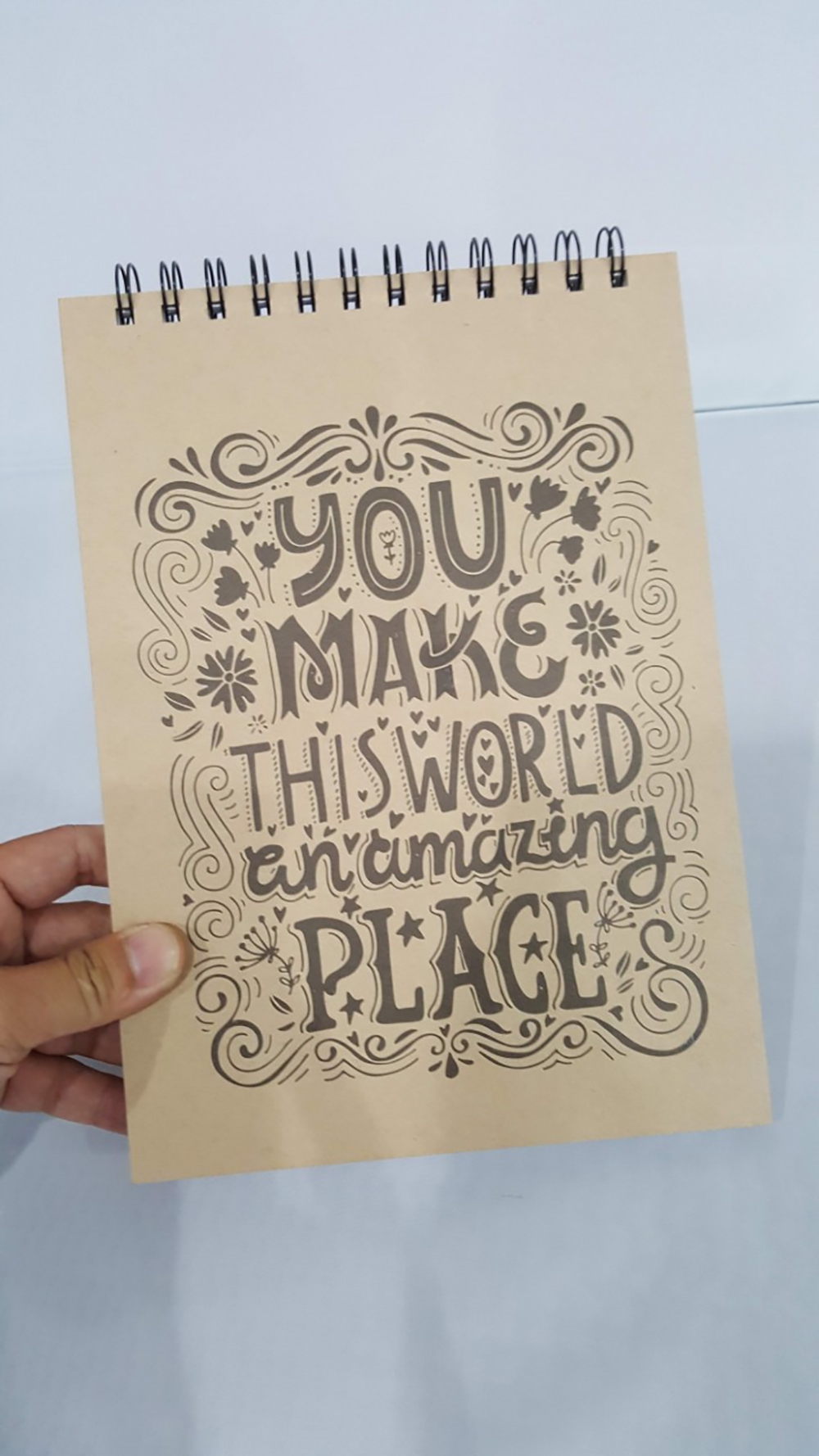 Sổ Notebook Noline - You Make This World An Amazing Place (17.5x25cm) - Mẫu 3