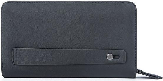 Clutch cầm tay da bò cao cấp BHM9069B Màu Đen