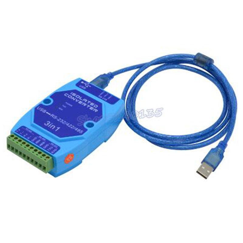4 Trong 1 Chống Sét Công Nghiệp Cách Ly Quang Điện USB Sang RS485/RS422/RS232 Giao Diện TTL USB Sang Bộ Chuyển Đổi Nối Tiếp