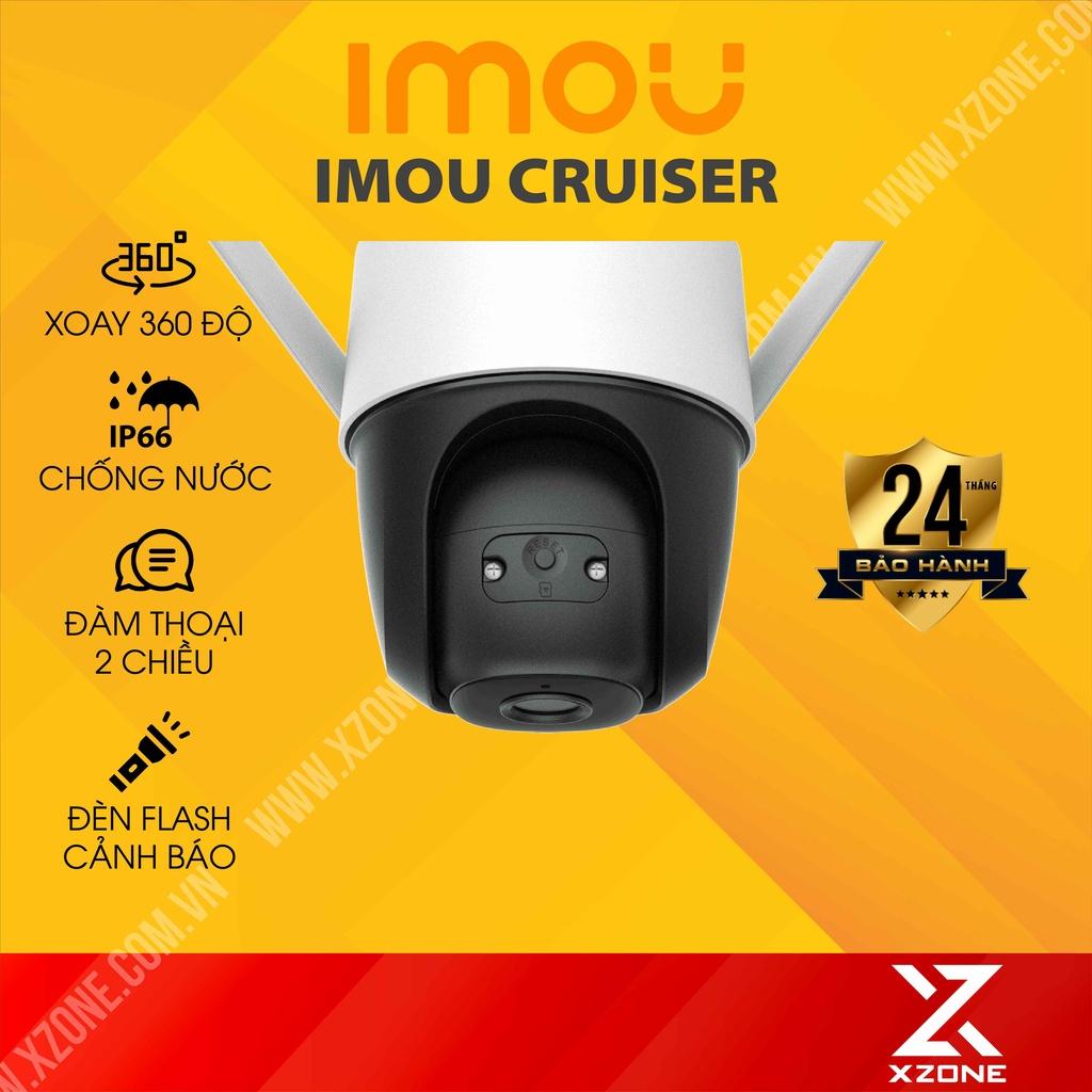 Camera IMOU Cruiser 2MP/4MP, Camera ngoài trời, xoay 360, chống nước IP66, đàm thoại hai chiều, tích hợp còi và đèn chiếu sáng - Hàng Chính Hãng