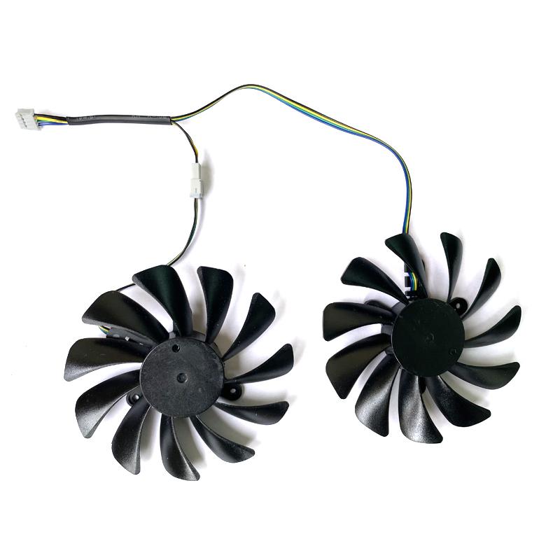2 Quạt Làm Mát Thay Thế 85M Phiên Bản 1060 AMP Quạt Card Đồ Họa Mini 1070