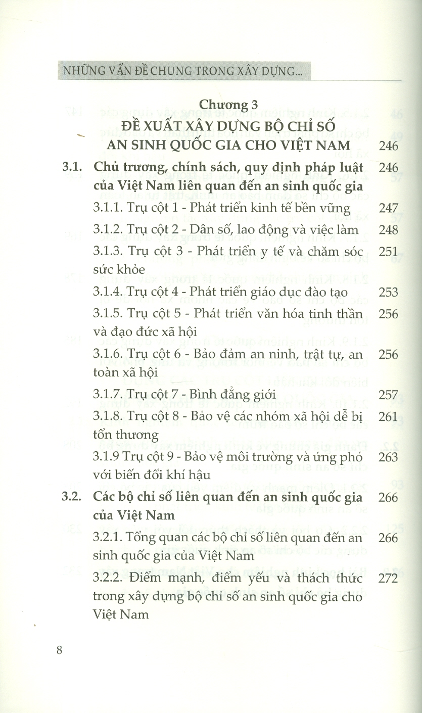 Những Vấn Đề Chung Trong Xây Dựng Bộ Chỉ Số An Sinh Quốc Gia (Sách Chuyên Khảo)