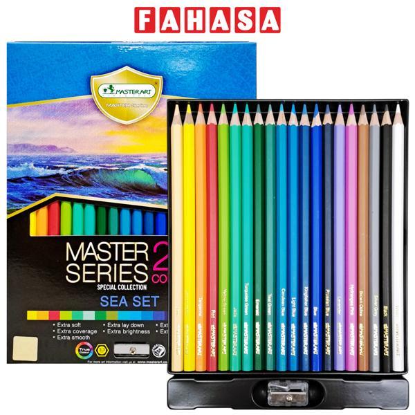 Hộp 20 Bút Chì Màu Master Series Màu Phong Cảnh Biển - Masterart