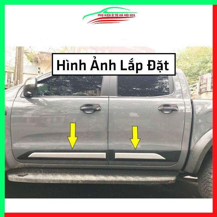 Bộ ốp nẹp sườn Ranger 2016-2017-2018-2019-2020-2021-2022 bản to trang trí làm đẹp xe