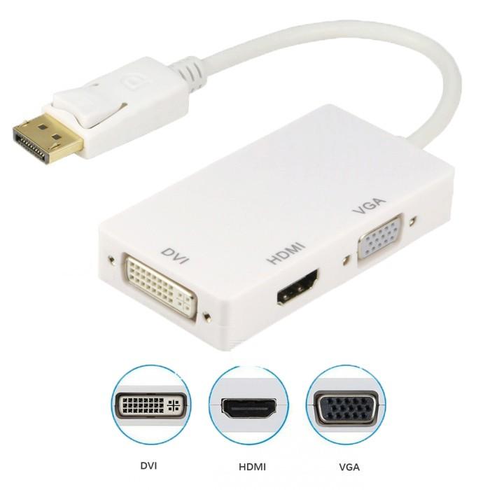 Cáp chuyển Displayport ra HDMI, VGA, DVI- DVT24 - Hồ Phạm