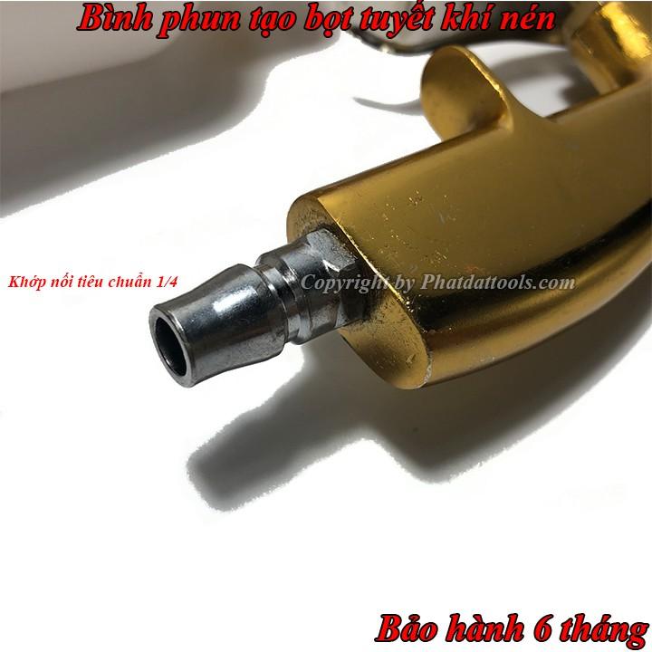 Bình xịt tạo bọt tuyết gắn máy nén khí cao cấp 1000ml