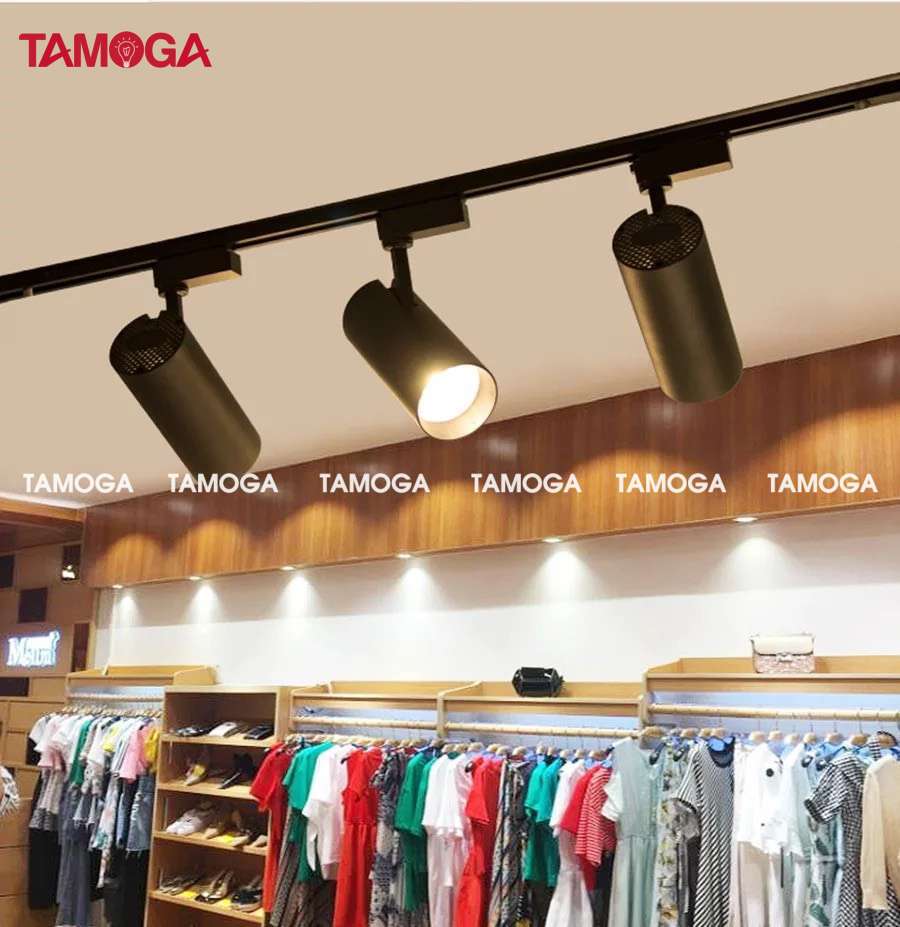 Đèn led rọi ray ống bơ công suất 20W TAMOGA VABIX DR02