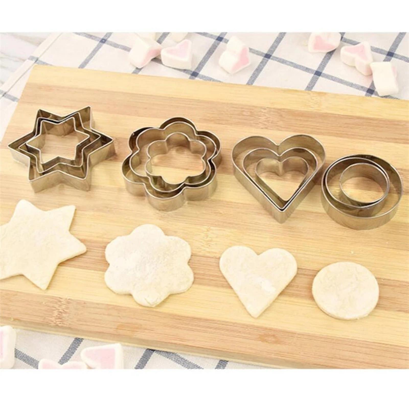 24Pcs Cookie Cutter Clay Cutter Cookie Mould for Wedding Baby Shower Kitchen