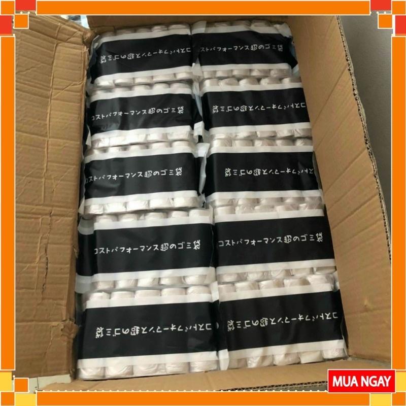 Set 100 túi đựng rác siêu dai hàng xuất Nhật cho nhà bếp, phòng khách - Combo 5 cuộn túi rát tự phân huỷ 20 túi/cuộn