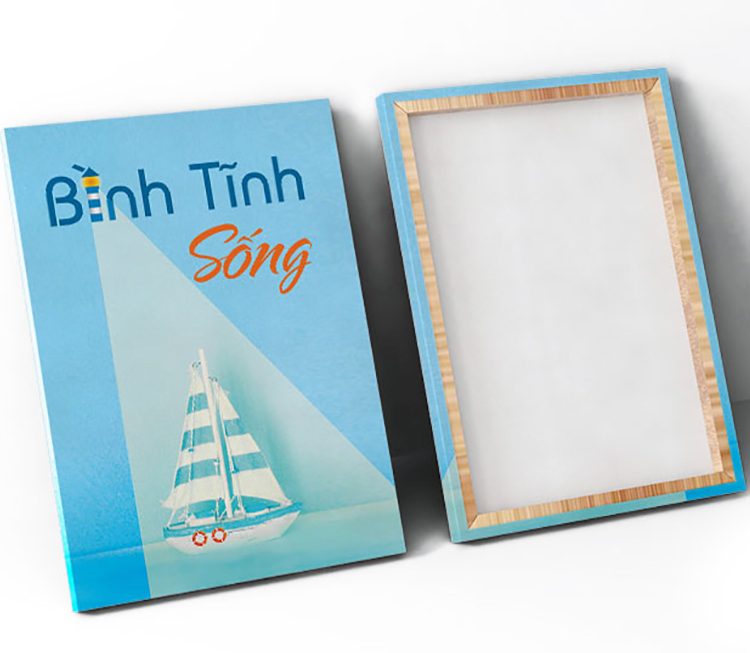 Bình Tĩnh Sống - Tranh Canvas W017