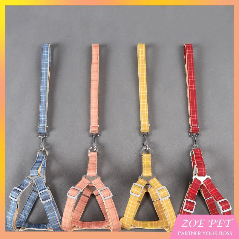 Dây dắt chó kèm yếm đeo mới (dành cho chó 4 - 8kg)