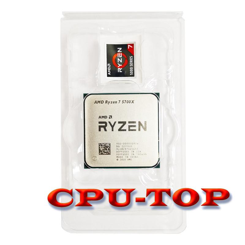 Amd Ryzen 7 5700x R7 5700X 3,4 GHz 8-Core 16-Throw Trình xử lý CPU 7NM L3 = 32M 100-000000926 Ổ cắm AM4 Không có quạt