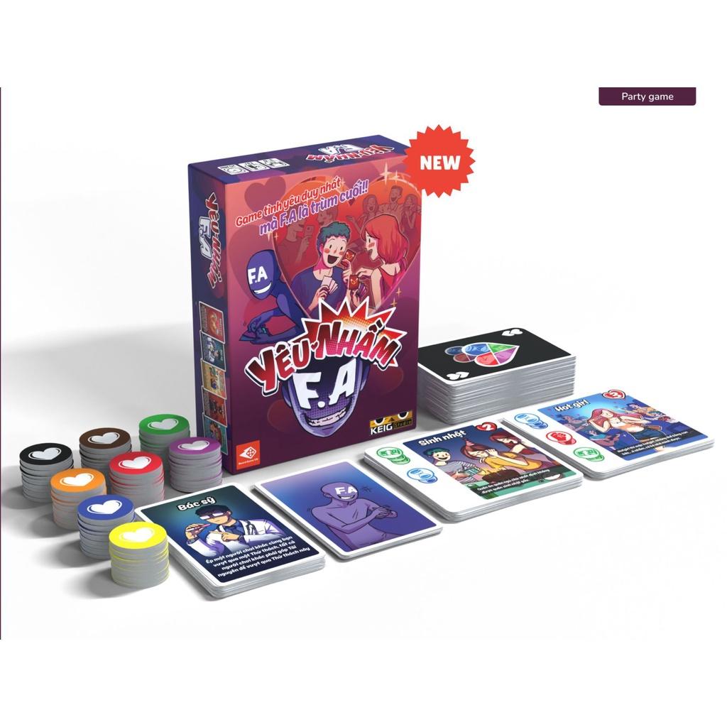 YÊU NHẦM FA 2023- Party Game Chính Hãng, Game Thẻ Bài Cực Hay Cho Giới Trẻ -Đồ Chơi MeduShop