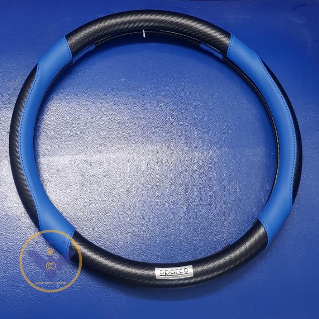Bọc vô lăng Sparco vân carbon cao cấp da PU và cao su non