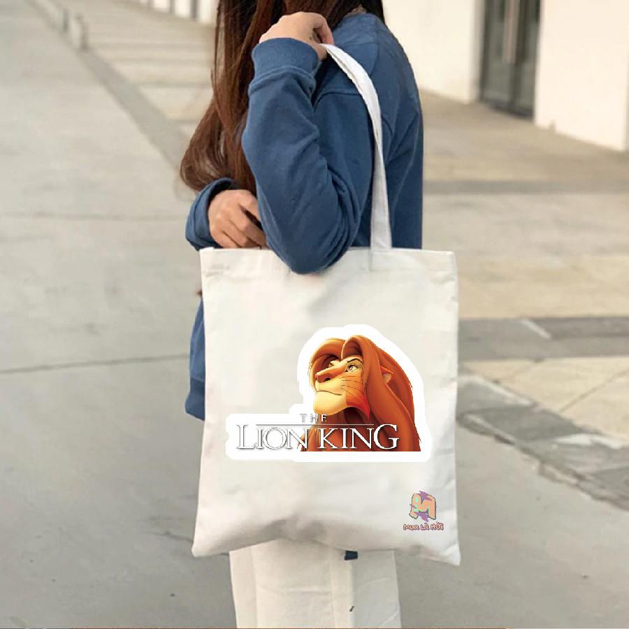 Túi Tote in hình chủ đề Lion King