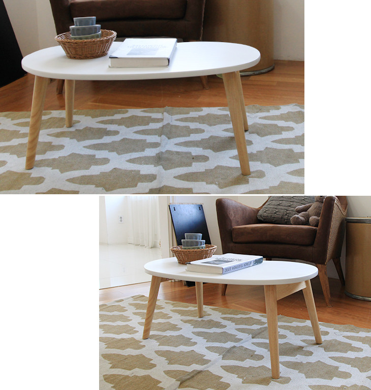 BÀN TRÀ/ SOFA HÌNH HẠT ĐẬU CHÂN GẤP HÀN QUỐC - D TBLE