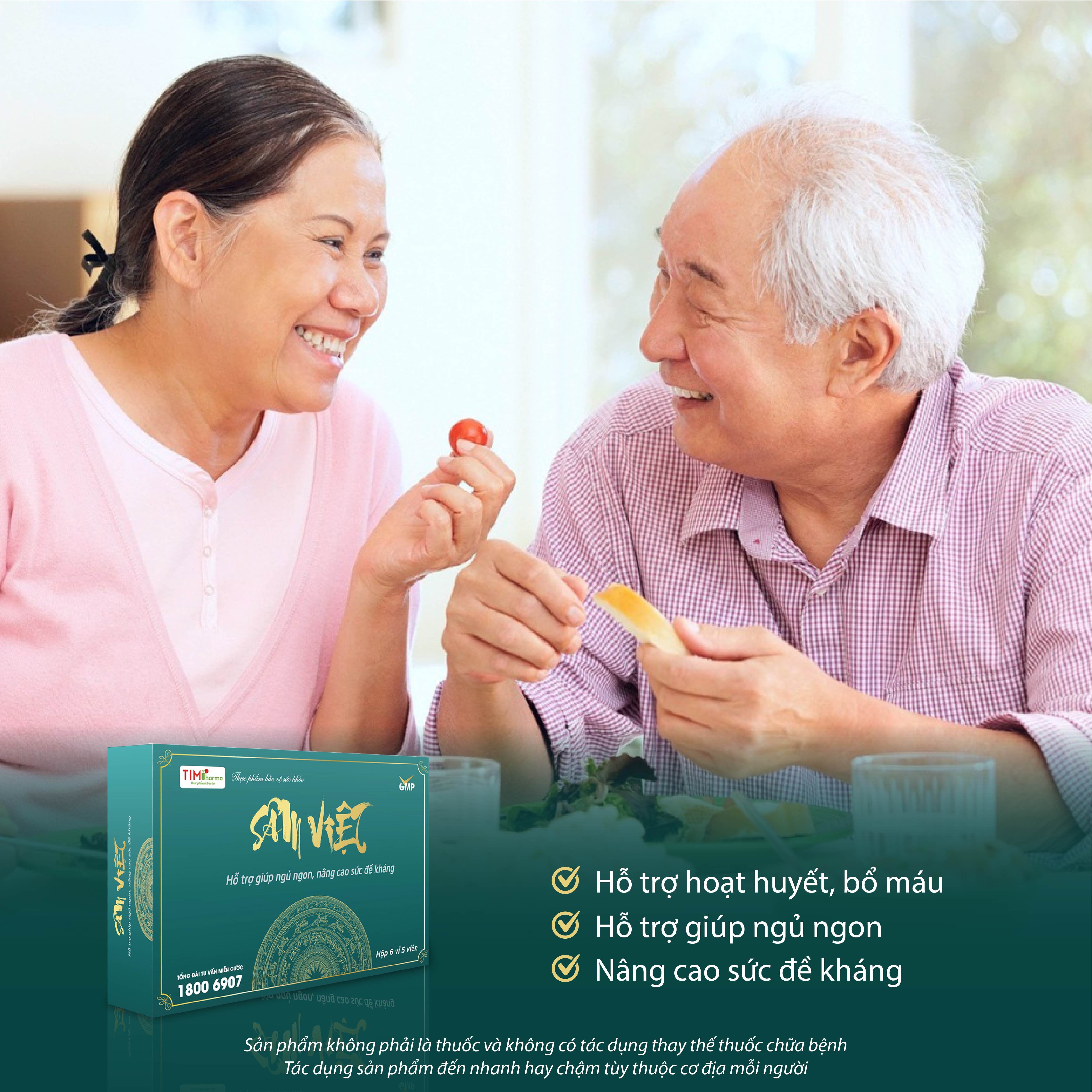 Sâm Việt - Hỗ trợ giúp ngủ ngon, nâng cao sức đề kháng