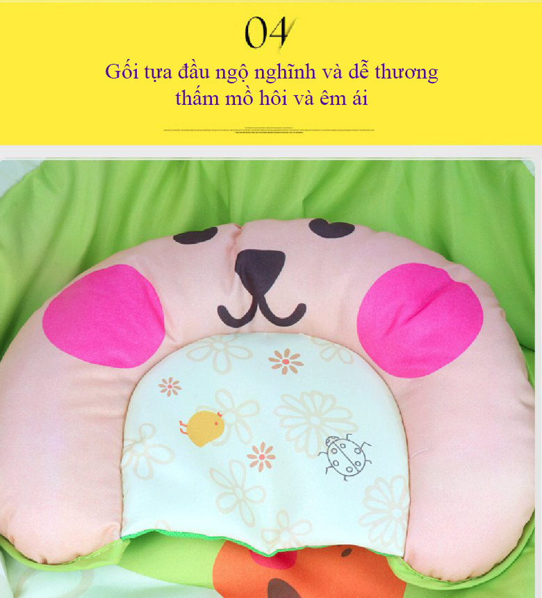 Nôi đưa tự động cho bé có nhạc C3-ST3882