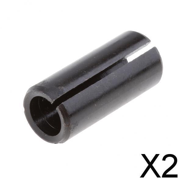2x High Precision Router Bit Collet Chuck Adapter CNC Tool  8mm to 12mm