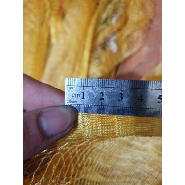 Chài dù vàng chân xích mắt 1.8cm cao 3m bung 5m nặng 4.5kg