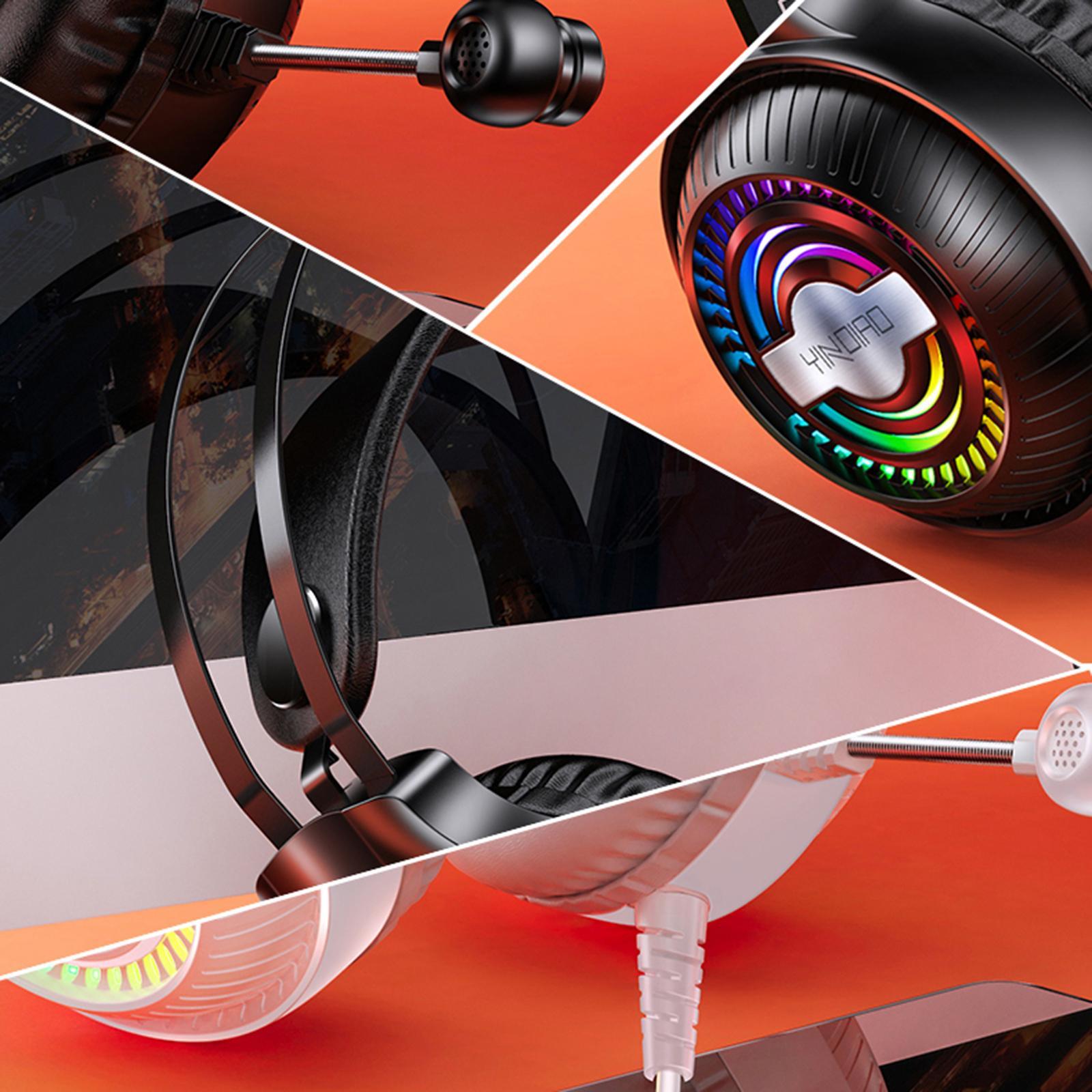 Bass Stereo Over Ear Gaming Headset Headphones for Gamer