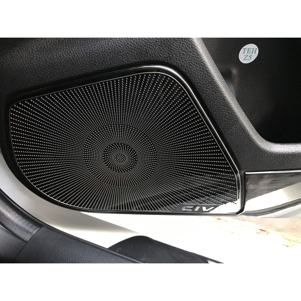 Ốp Màng Loa xe Honda Civic 2017- 2020 Mẫu Titan Cao Cấp