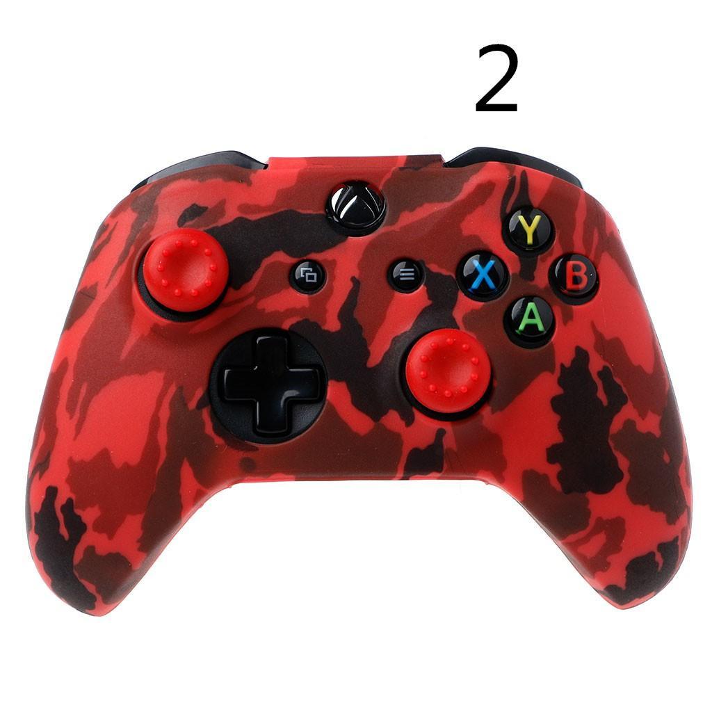 Bộ tay cầm chơi game bằng silicon + 2 nút bấm cho Xbox One x S