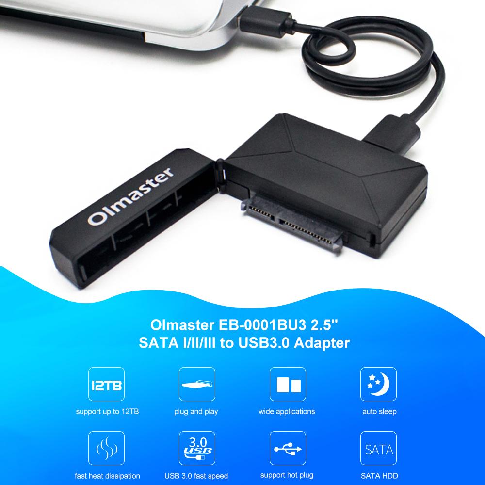 Bộ chuyển đổi ổ cứng OImaster EB-0001AU3 2.5 "SATA I / II / III to USB3.0 cho SSD HDD